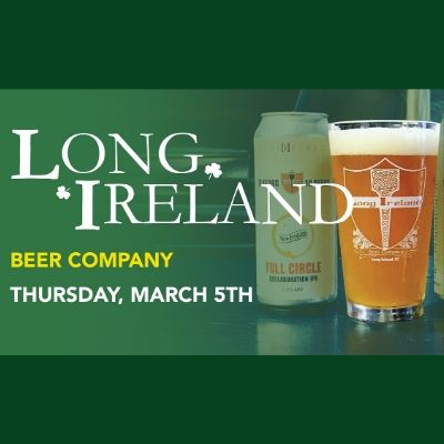Long Ireland Beer Company Thursday March 5th